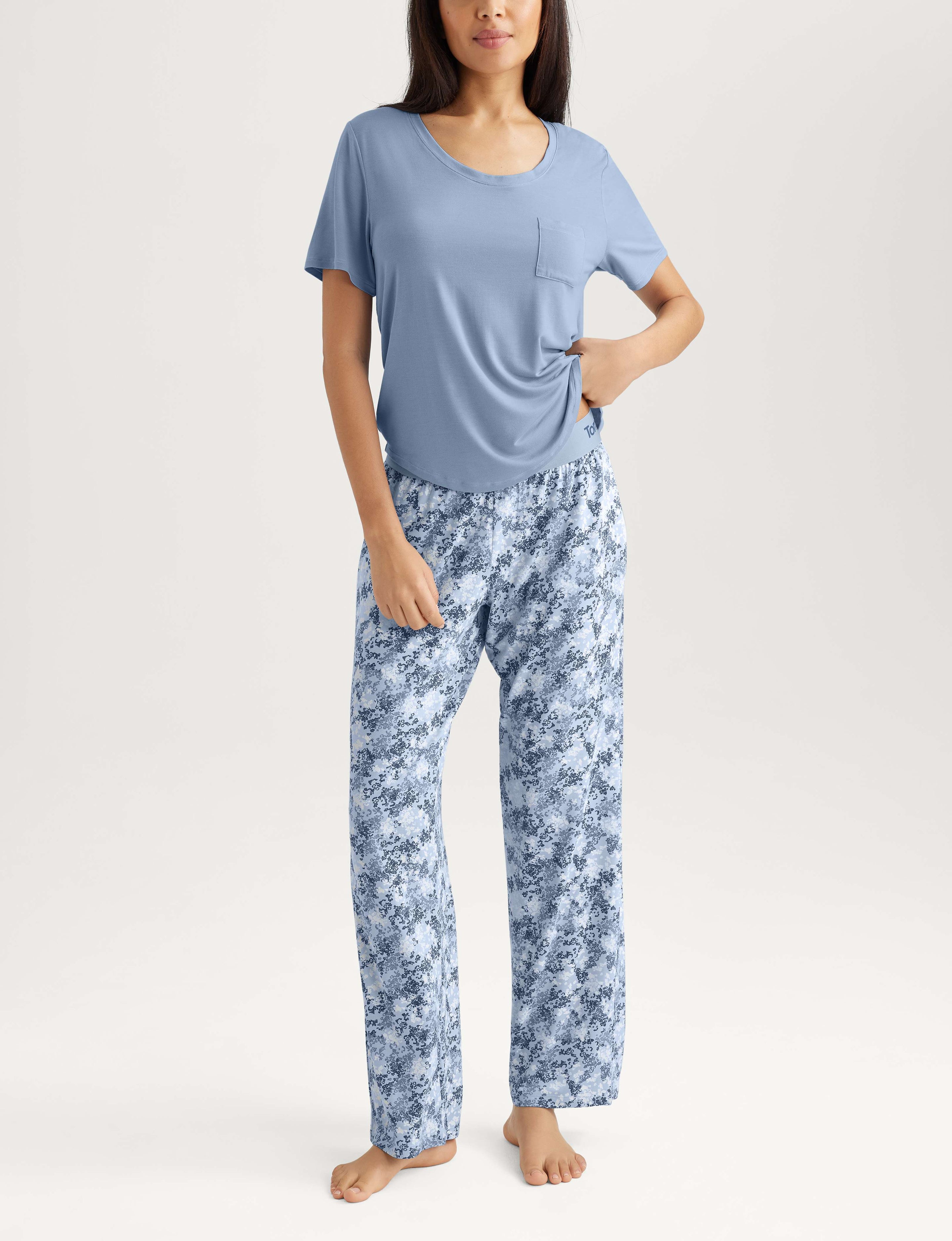 Women's Second Skin Sleep Pocket Tee & Pant Set
