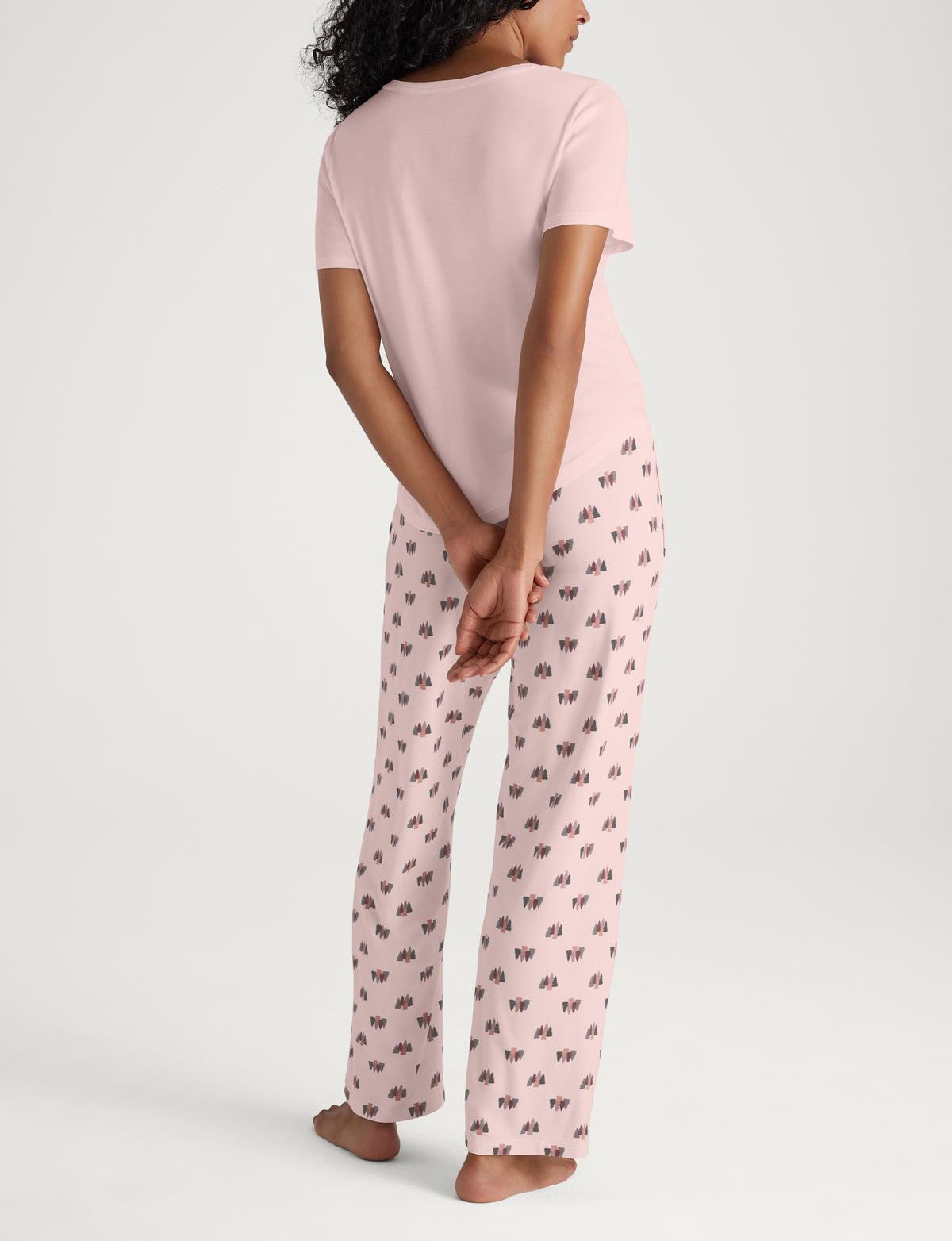 Women's Second Skin Sleep Pocket Tee & Pant Set