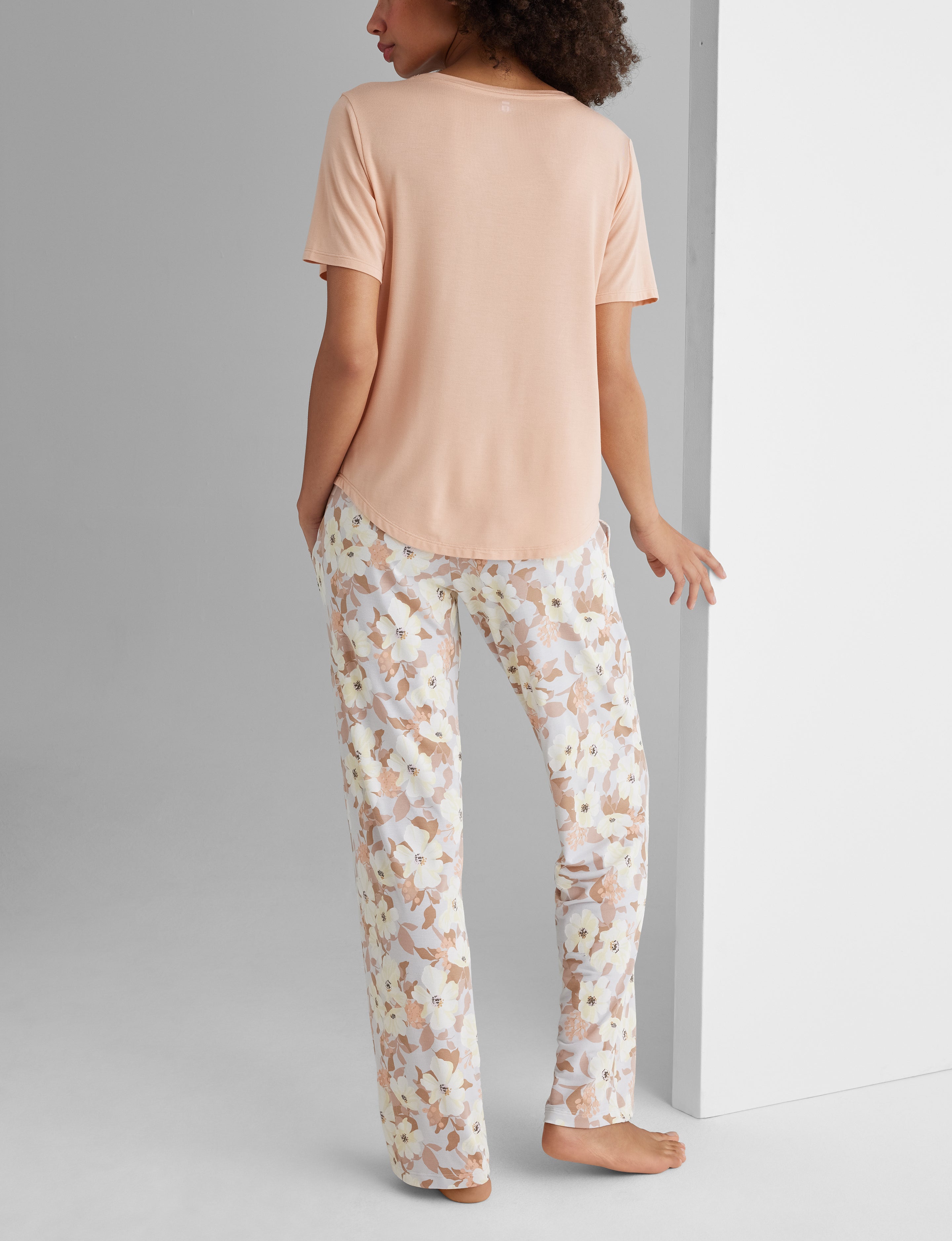 Women's Second Skin Sleep Pocket Tee & Pant Set