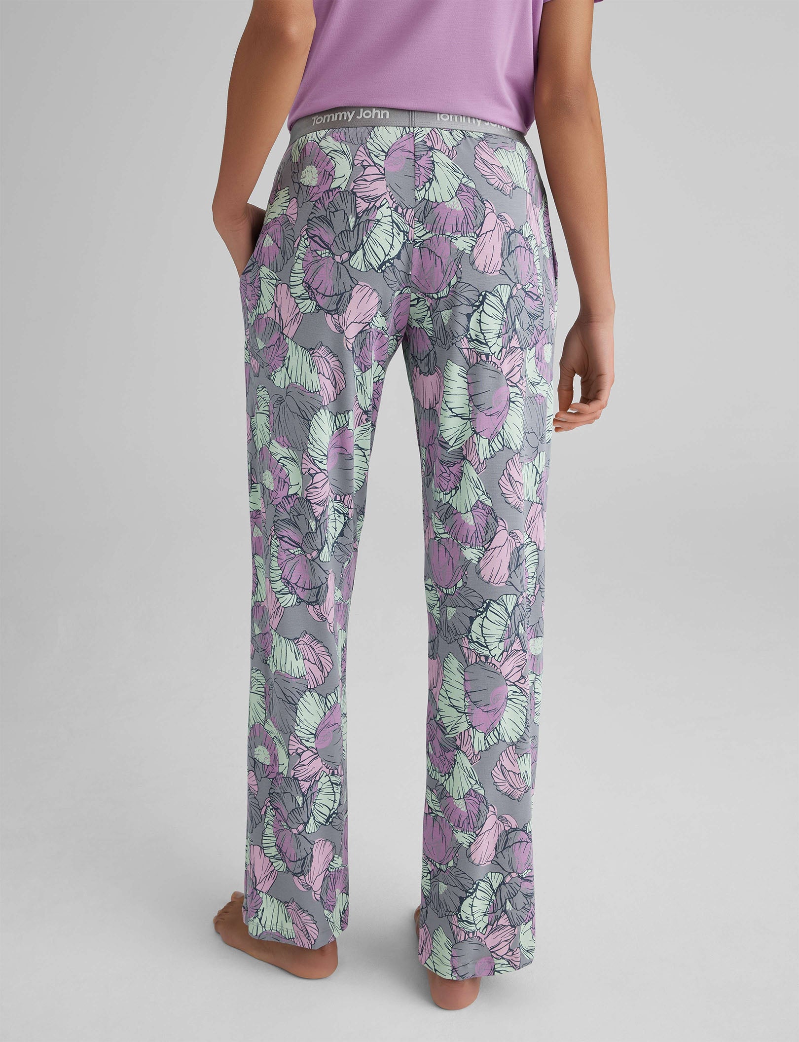Women's Second Skin Sleep Pocket Tee & Pant Set