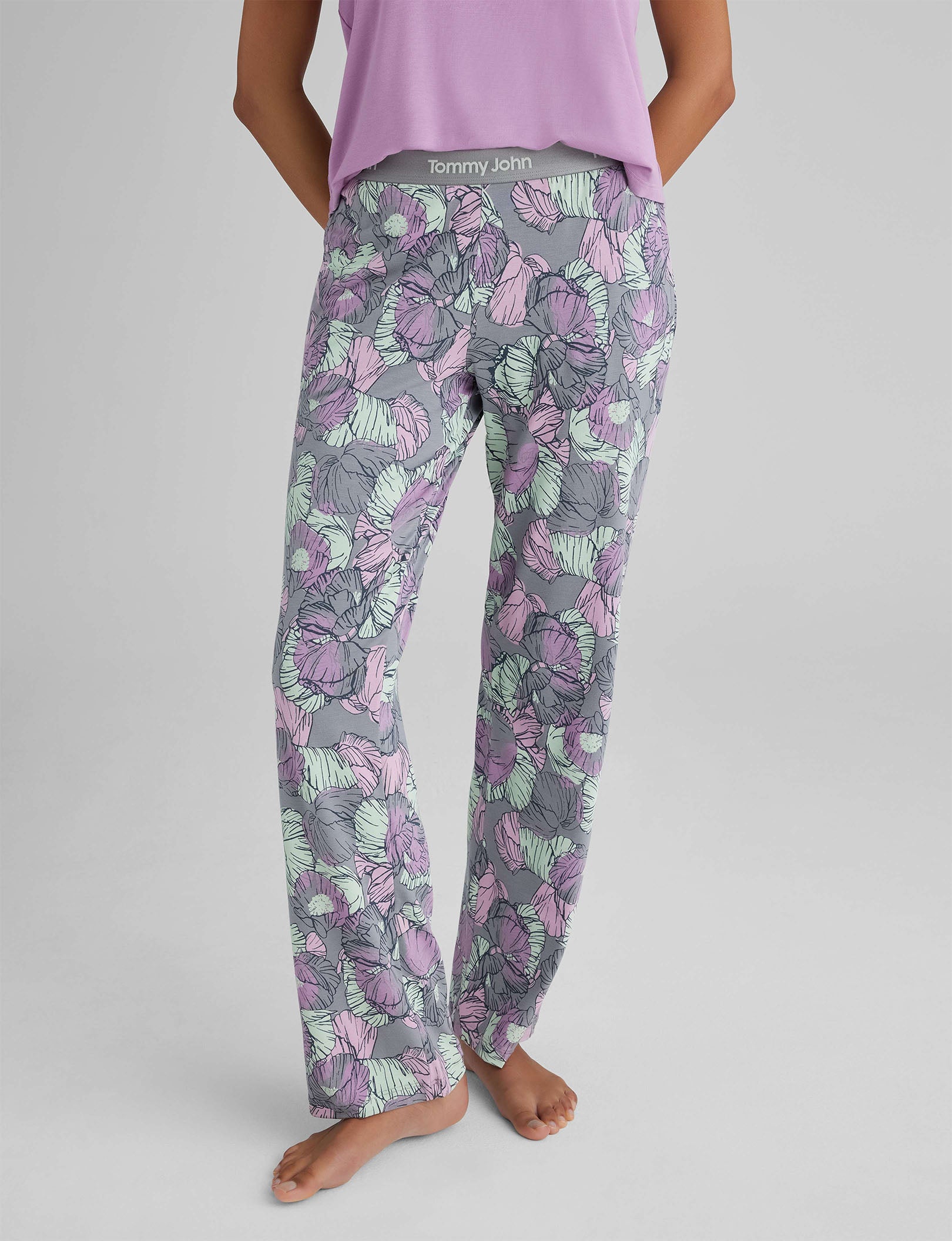 Women's Second Skin Sleep Pocket Tee & Pant Set