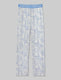 Women's Second Skin Sleep Pant::Blue Scattered Floral::Swatch