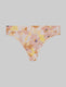 Women's Second Skin Thong::Bisque Soft Floral::Swatch