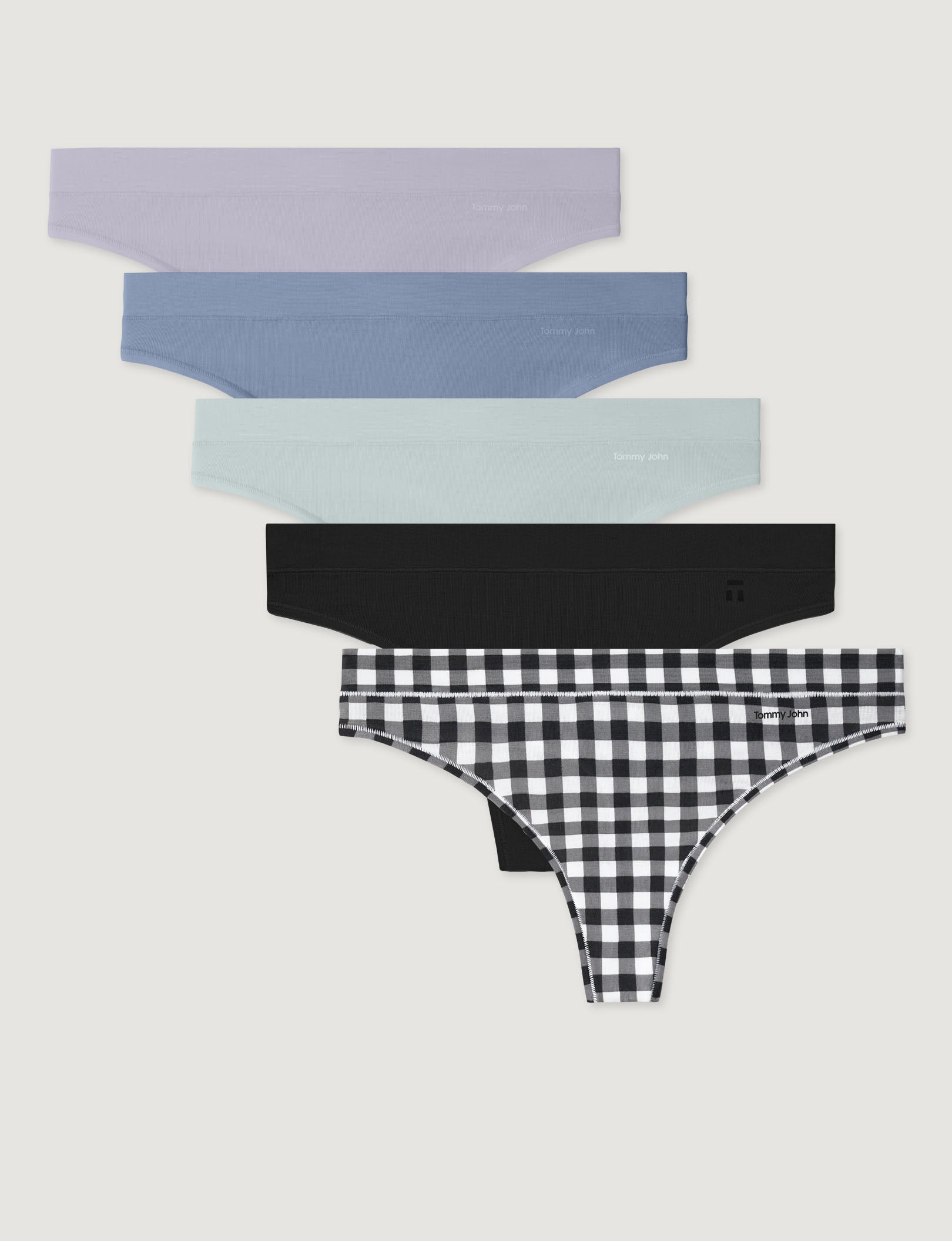 Women's Second Skin Thong (5-Pack)