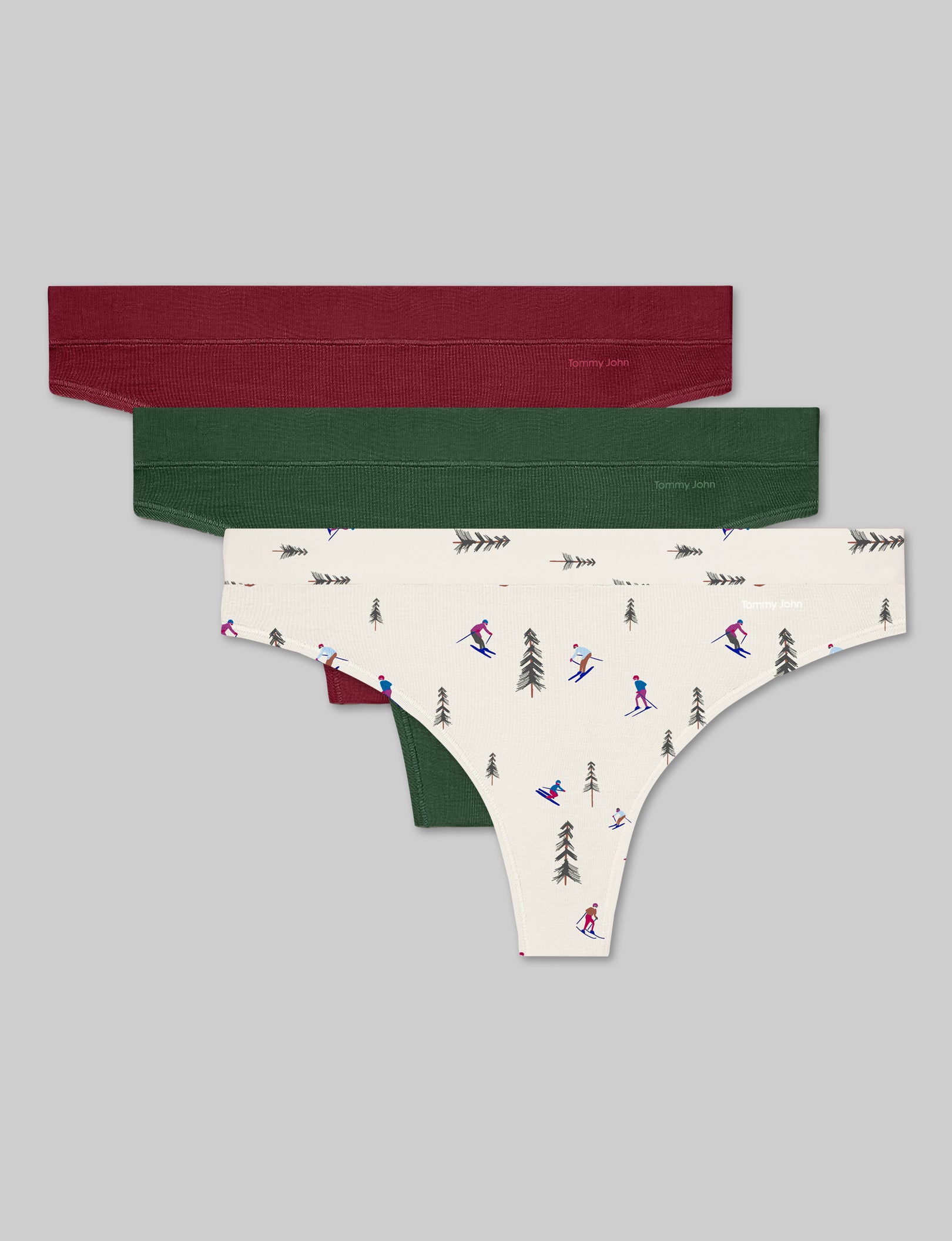 Women's Second Skin Thong (3-Pack)