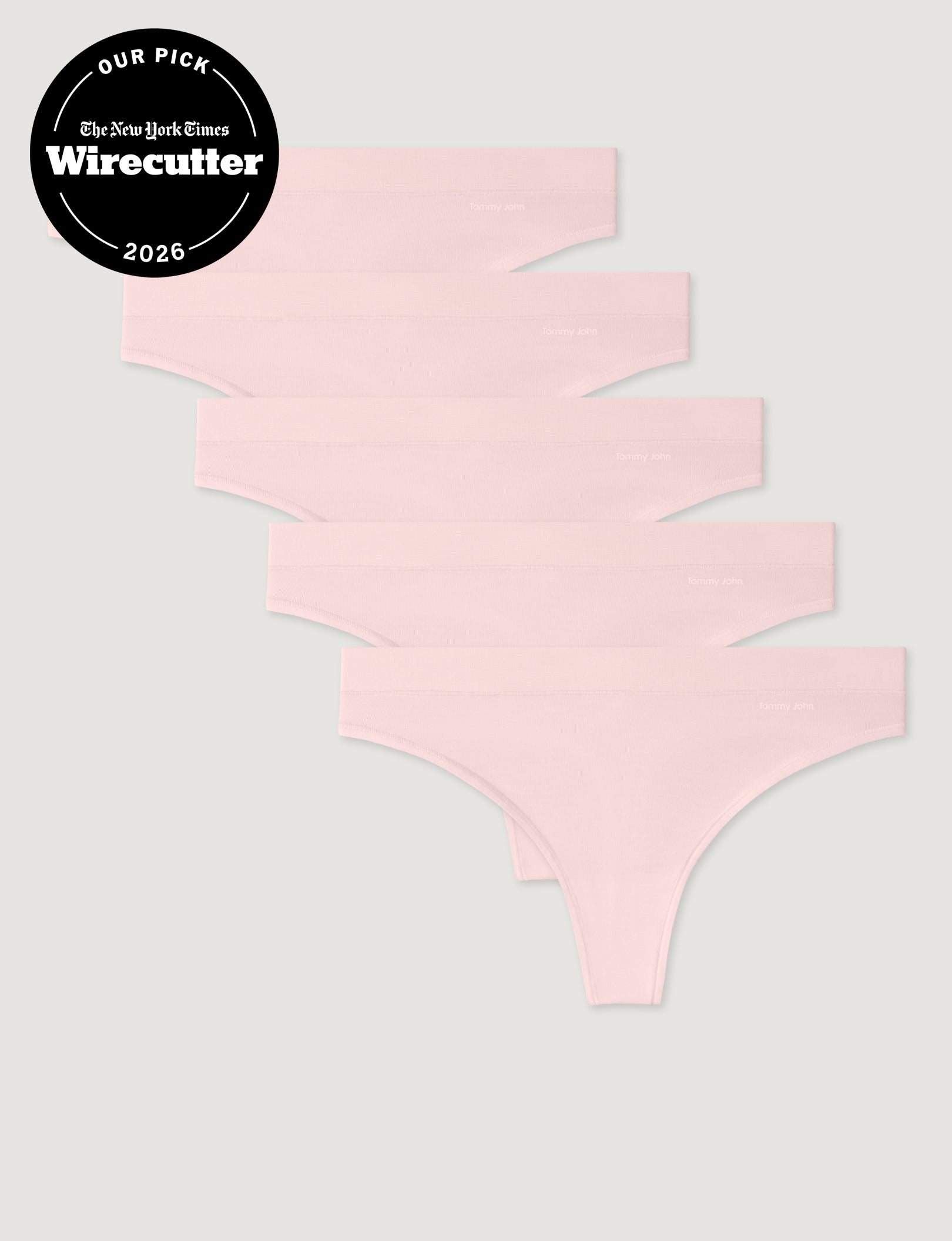 Women's Second Skin Thong (5-Pack)