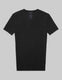 Cool Cotton High V-Neck Stay-Tucked Undershirt::Black::Swatch