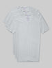 Cool Cotton High V-Neck Stay-Tucked Undershirt (3-Pack)::Grey
