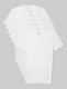 Cool Cotton High V-Neck Stay-Tucked Undershirt (6-Pack)::White