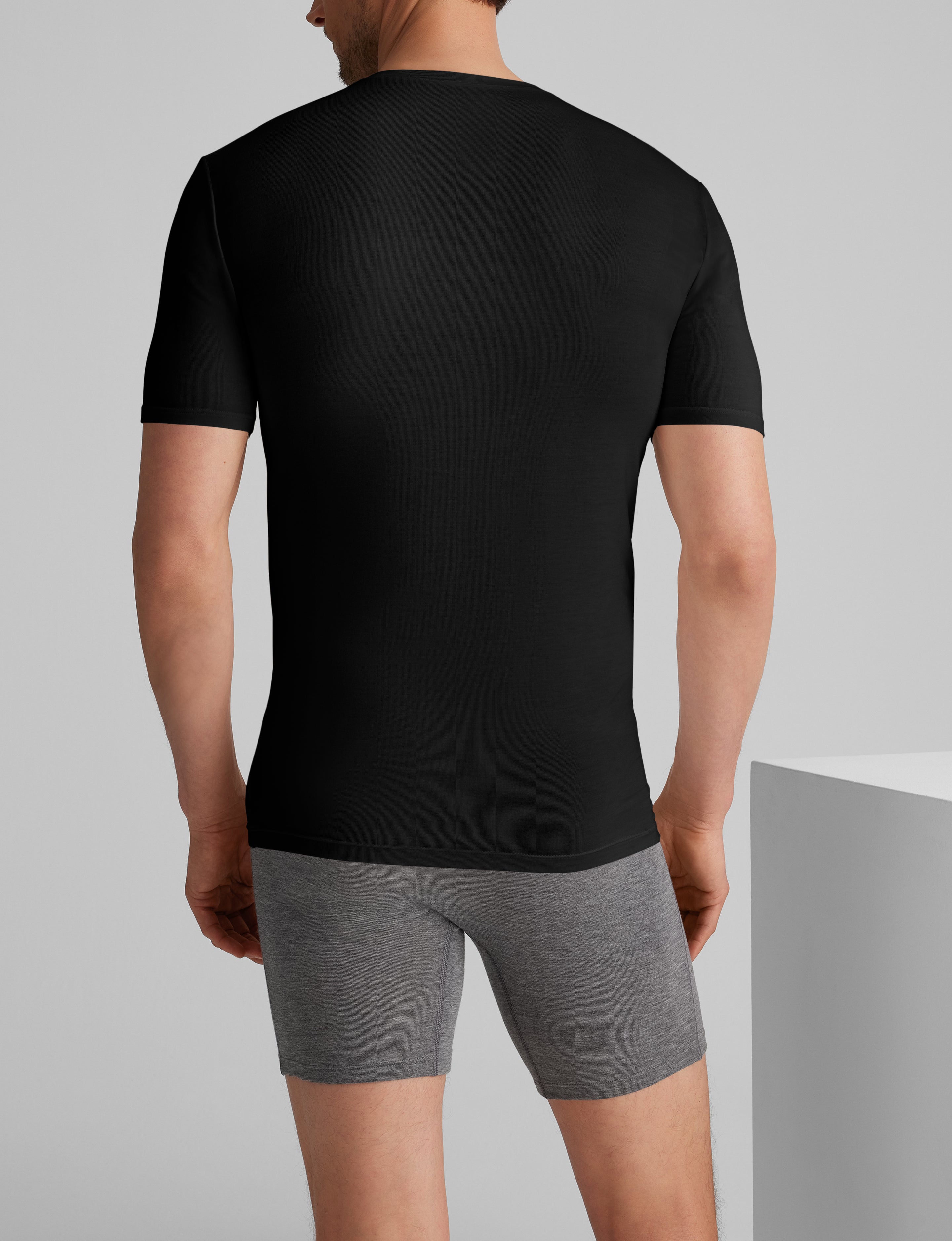Second Skin High V-Neck Stay-Tucked Undershirt (6-Pack)