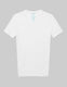 Second Skin High V-Neck Stay-Tucked Undershirt::White::Swatch