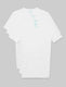 Second Skin High V-Neck Stay-Tucked Undershirt (3-Pack)::White