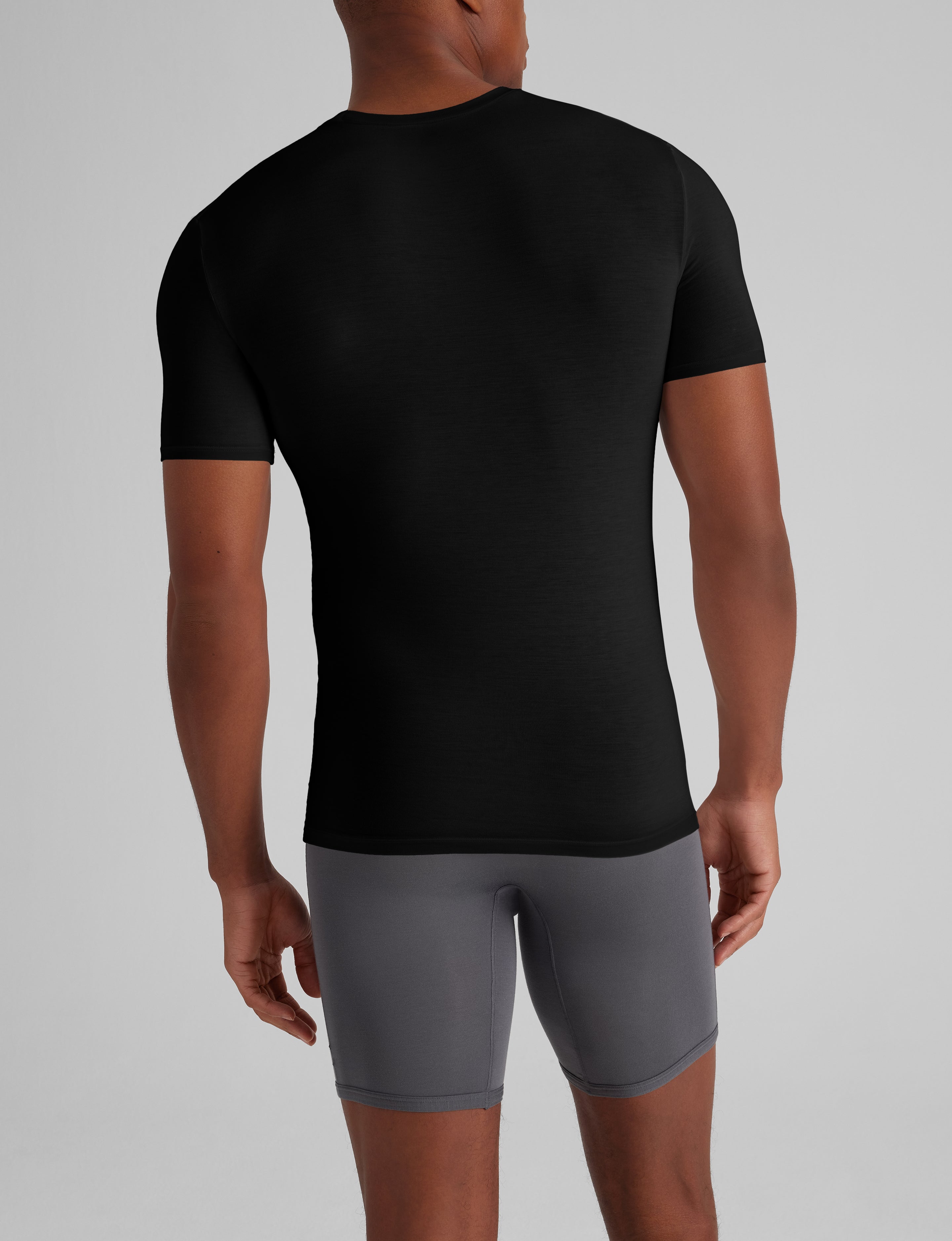 Second Skin Crew Neck Stay-Tucked Undershirt (6-Pack)