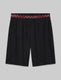Second Skin Sleep Short::Black/Red Holiday Plaid WB::Swatch