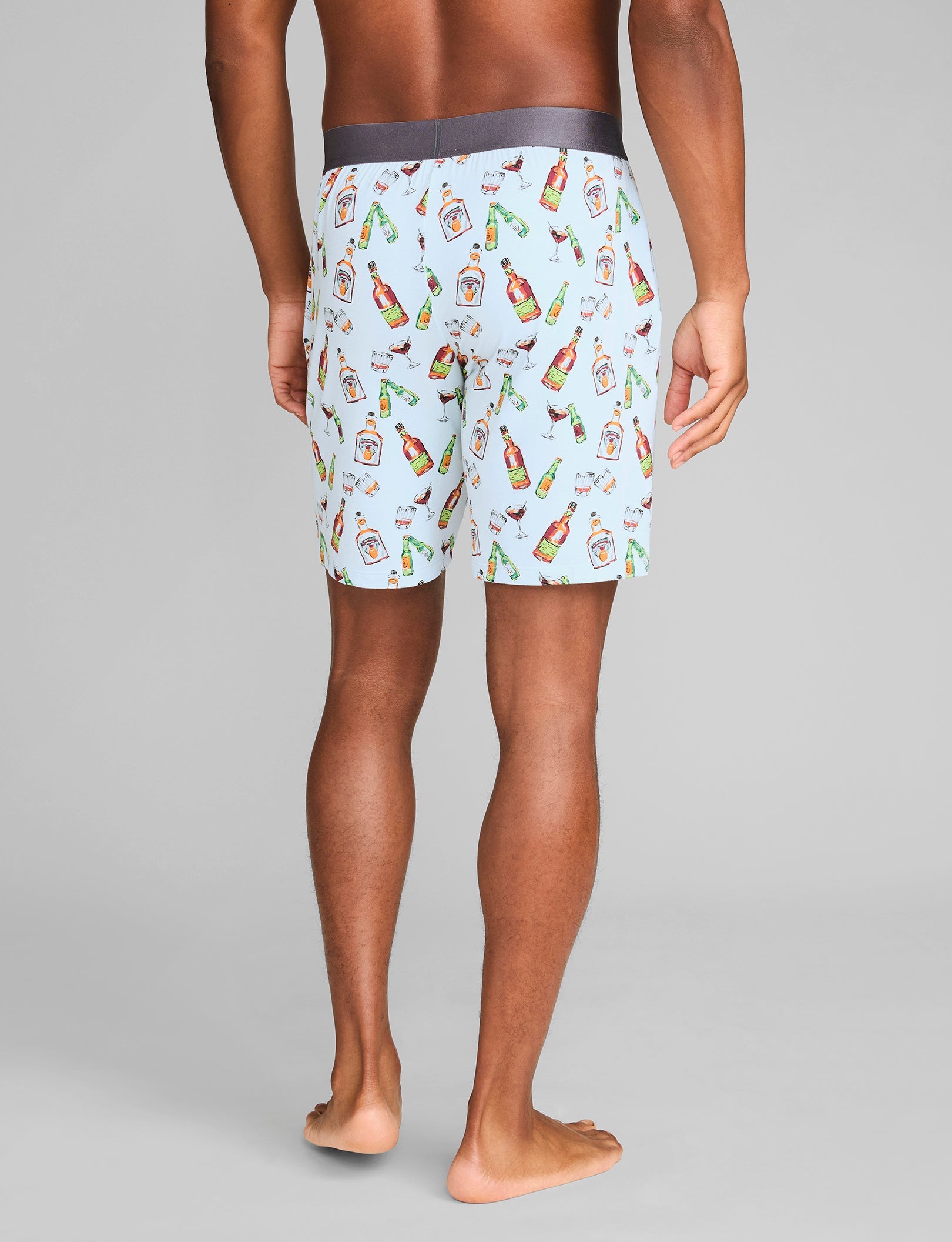 Tommy John Men s Second Skin Pajama Short in Spirits of Dad Size Small