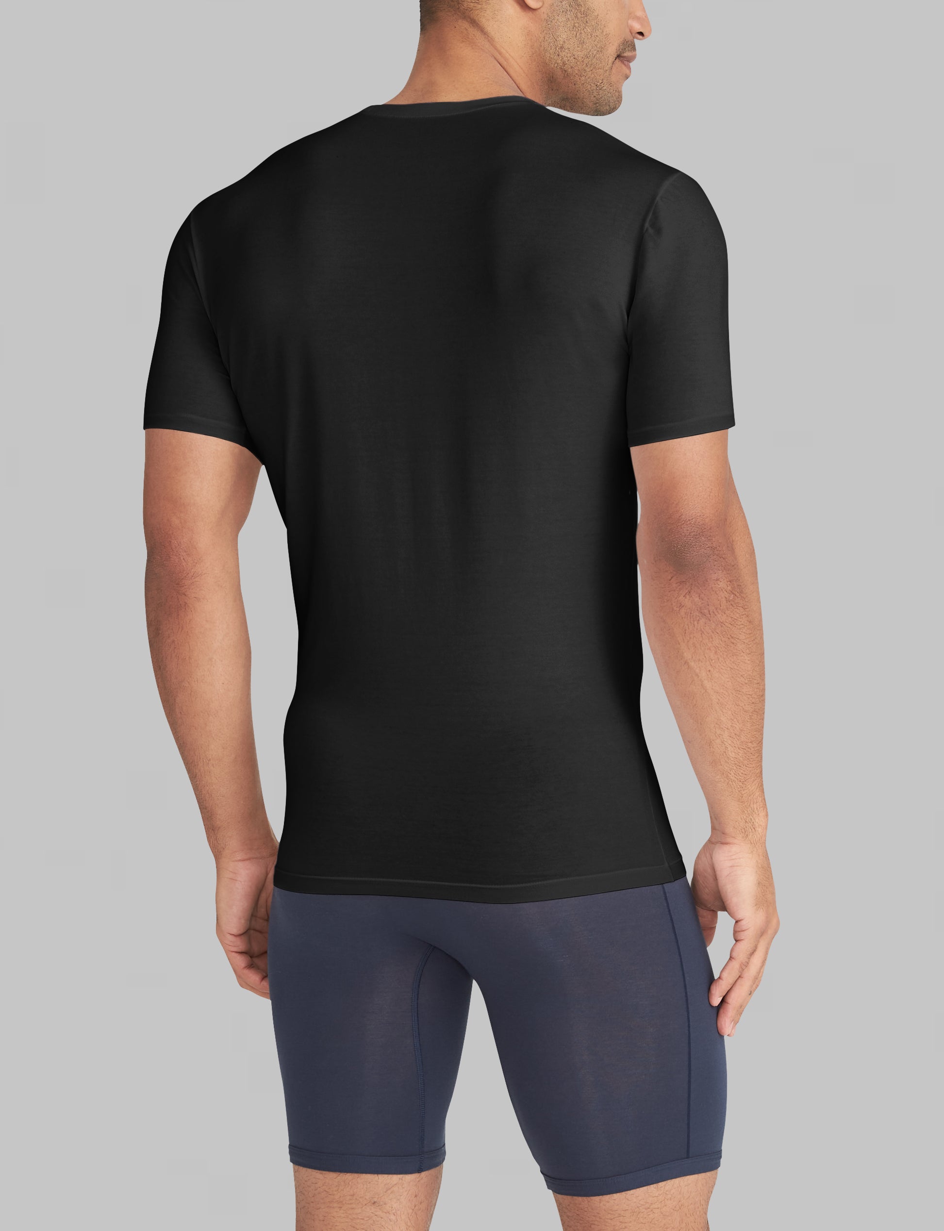 Cool Cotton Crew Neck Stay-Tucked Undershirt