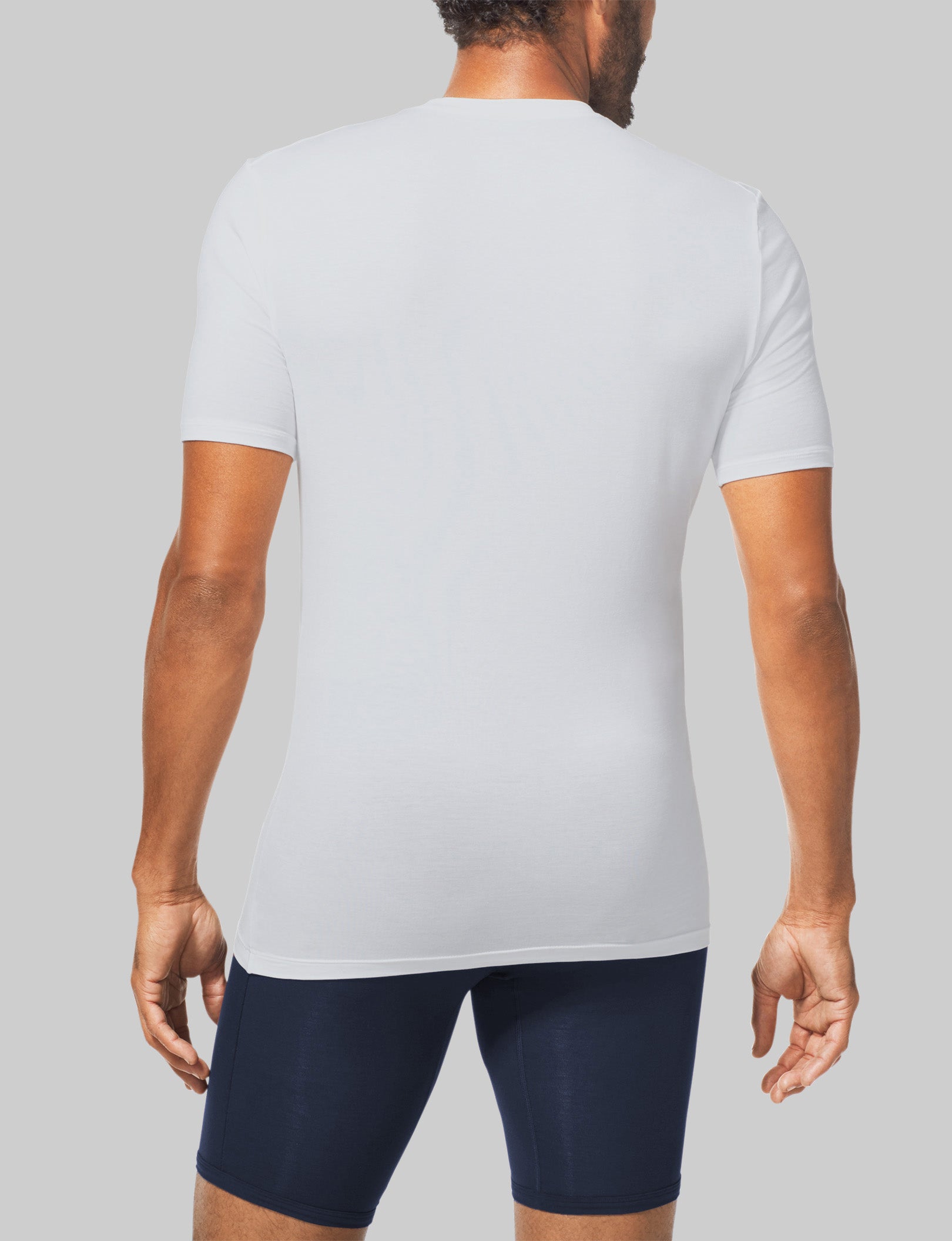 Cool Cotton Crew Neck Stay-Tucked Undershirt