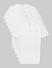 Cool Cotton Crew Neck Stay-Tucked Undershirt (6-Pack)::White