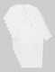 Second Skin Crew Neck Stay-Tucked Undershirt (6-Pack)::White