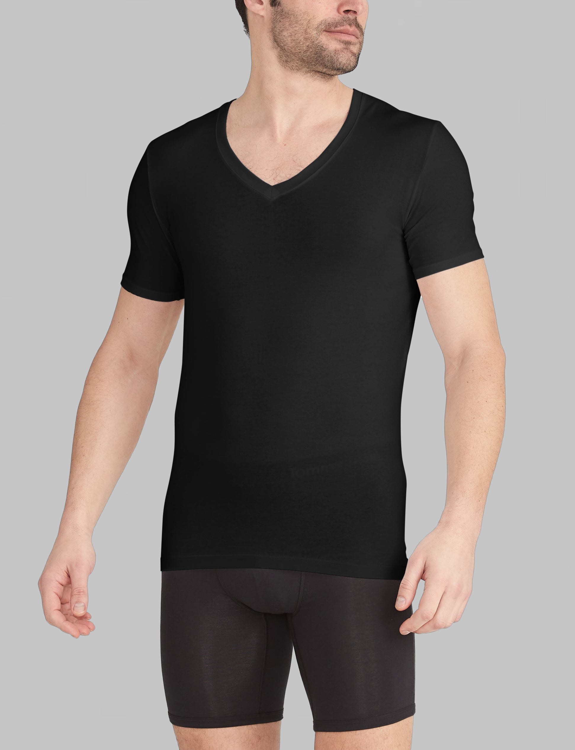 Second Skin Deep V-Neck Stay-Tucked Undershirt