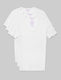 Cool Cotton Deep V-Neck Undershirt (3-Pack)::White