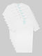 Second Skin Deep V-Neck Stay-Tucked Undershirt (6-Pack)::White