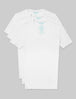Second Skin Deep V-Neck Undershirt (3-Pack)::White