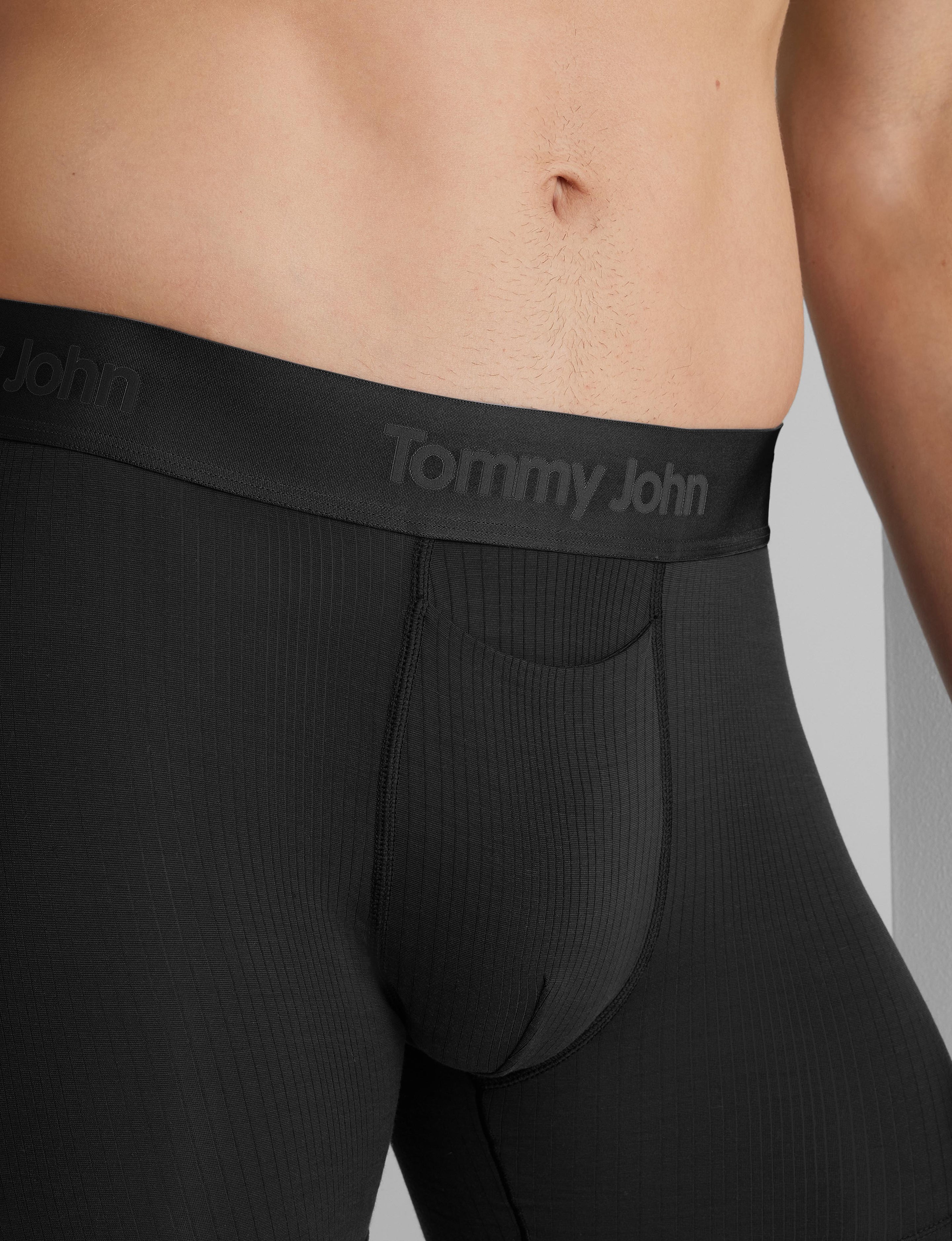Second Skin Luxe Rib Boxer Brief 8" (6-Pack)