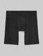 Second Skin Luxe Rib Boxer Brief 8"::Black Luxe::Swatch