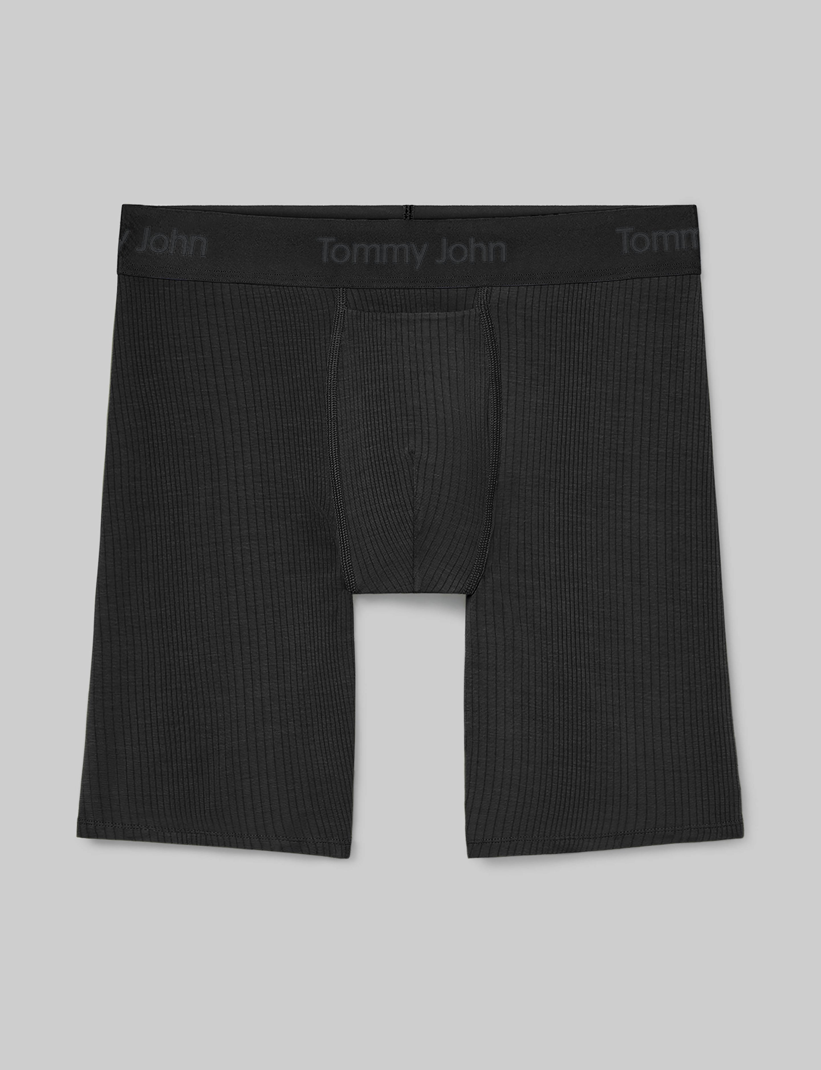 Second Skin Luxe Rib Boxer Brief 8"