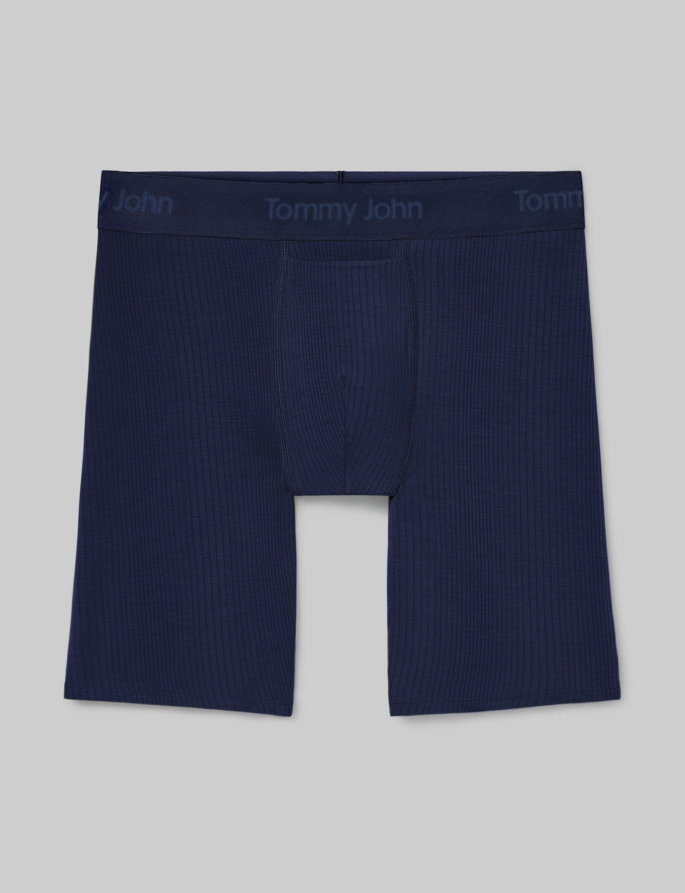 Second Skin Luxe Rib Boxer Brief 8"