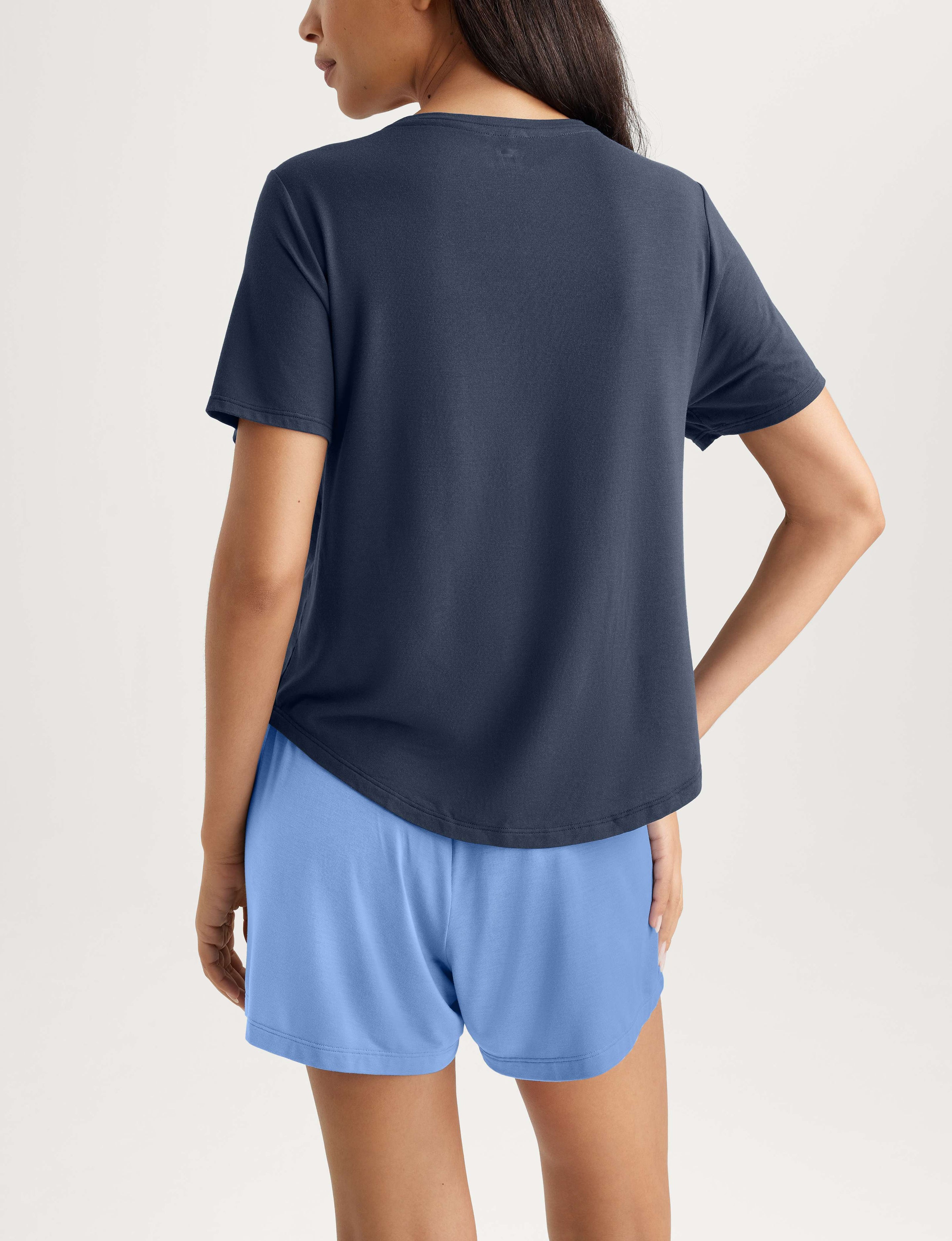 Women's Second Skin Sleep Pocket Tee & Short Set