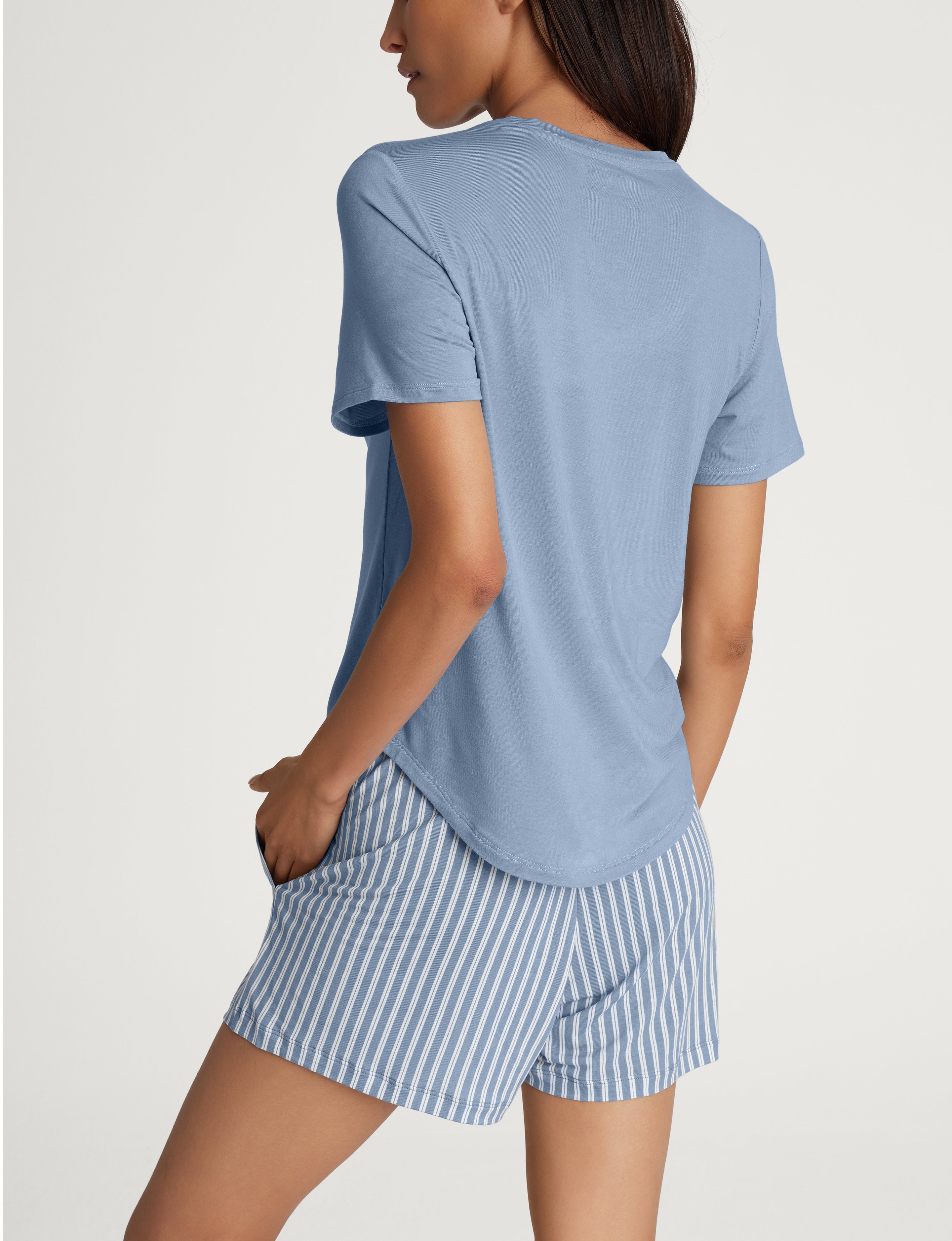 Women's Second Skin Sleep Pocket Tee & Short Set