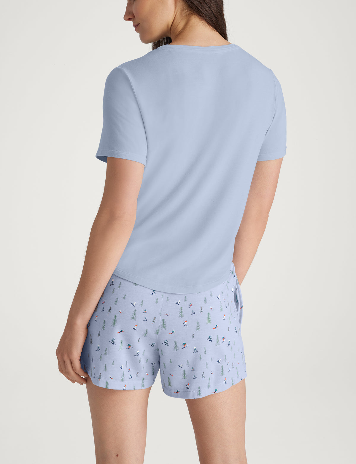 Women's Second Skin Sleep Pocket Tee & Short Set