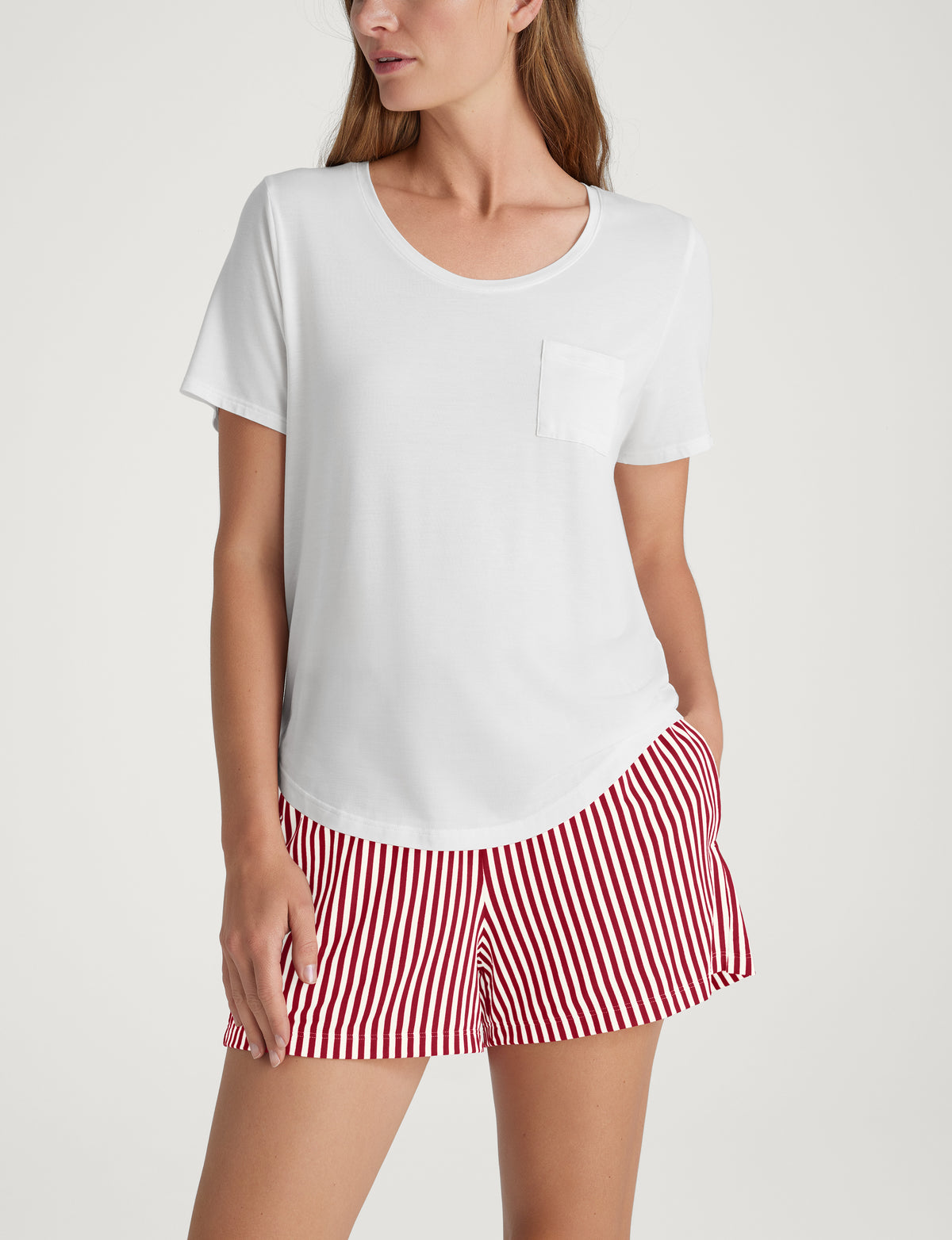 Women's Second Skin Sleep Pocket Tee & Short Set