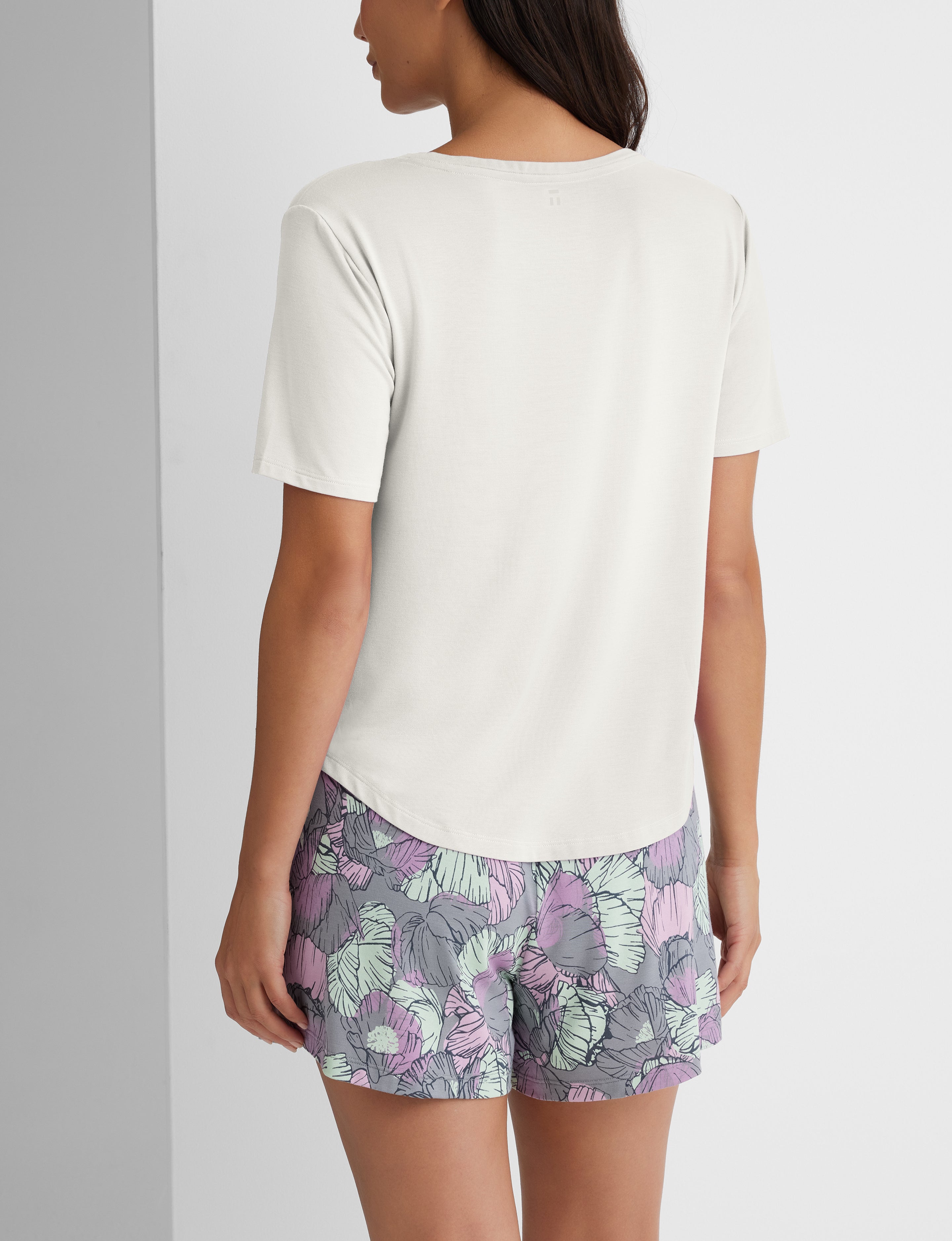 Women's Second Skin Sleep Pocket Tee & Short Set