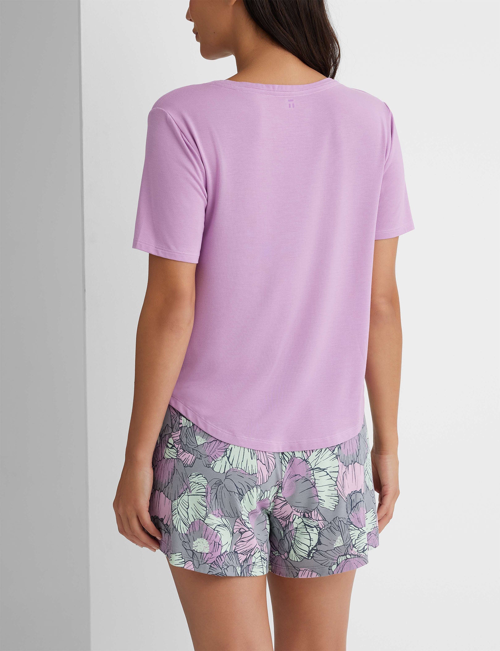 Women's Second Skin Sleep Pocket Tee & Short Set