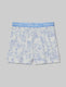 Women's Second Skin Sleep Short::Blue Scattered Floral::Swatch