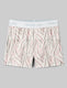 Women's Second Skin Sleep Short::Pink Natural Texture::Swatch