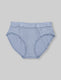 Women's Second Skin Luxe Rib Brief::Country Blue Luxe Rib::Swatch