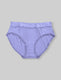 Women's Second Skin Luxe Rib Brief::Jacaranda::Swatch