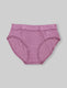 Women's Second Skin Luxe Rib Brief::Argyle Purple Luxe Rib::Swatch