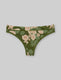 Women's Second Skin Thong::Green Shadow Floral::Swatch
