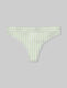 Women's Second Skin Thong::Sprucestone Vision Stripe::Swatch