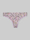 Women's Second Skin Thong::Lavendula Wildflowers::Swatch