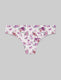 Women's Second Skin Thong::Mulberry Multi Bouquet::Swatch