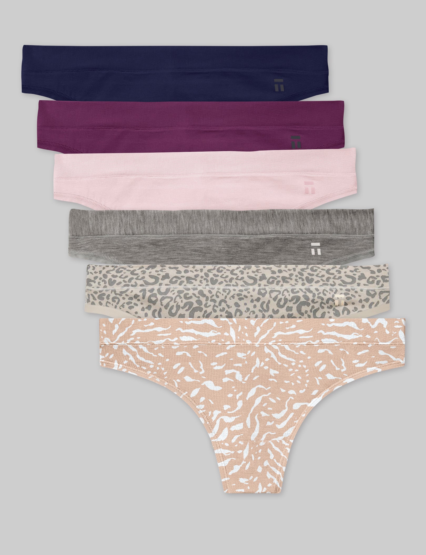 Women's Second Skin Thong (6-Pack)