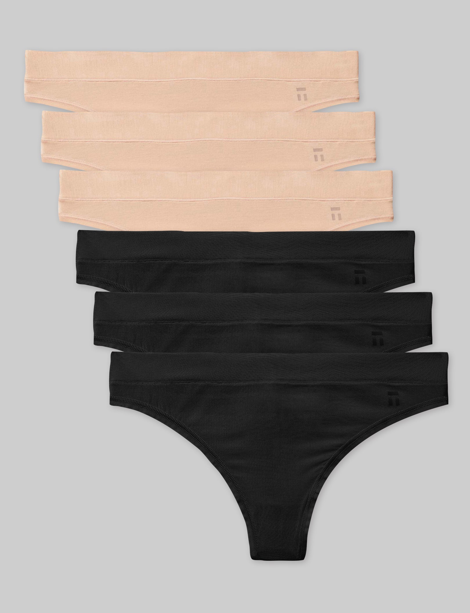 Women's Second Skin Thong (6-Pack)