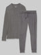 Downtime Henley & Jogger Set::Poppy Seed Heather