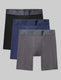 Apollo Boxer Brief 8" (3-Pack)::Black/Navy Blazer/Shade